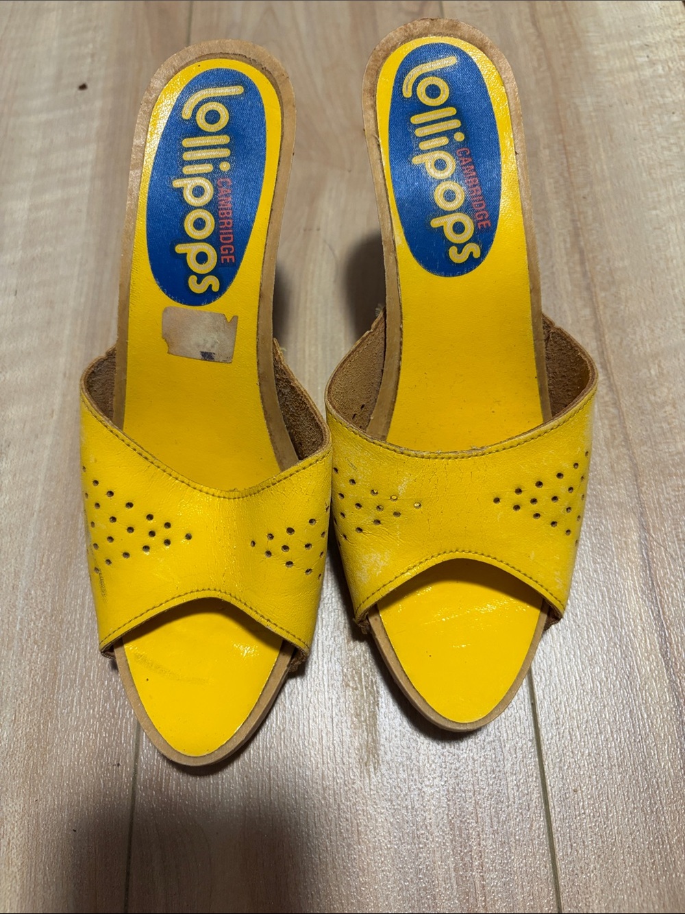 Vintage lollipop heels